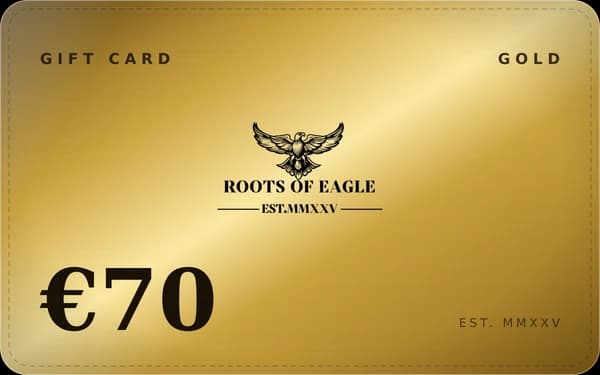 Gold gift card – €70.00